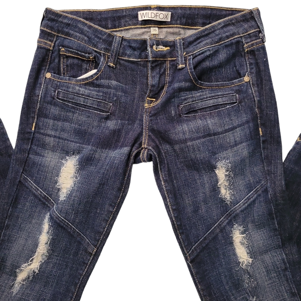Barely worn distress jeans